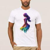 De reflecterende dame t-shirt (Voorkant)