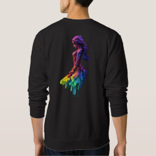 De reflecterende dame trui