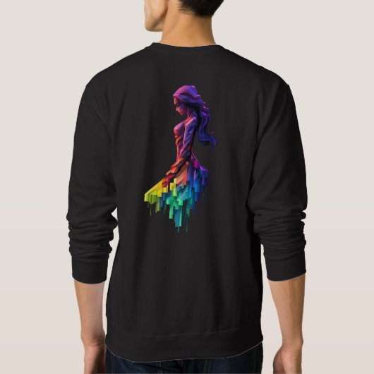 De reflecterende dame trui (Achterkant)