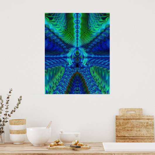 De reflecterende pool poster (Keuken)