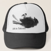 De reflectie doden - dode vogel trucker pet (Voorkant)