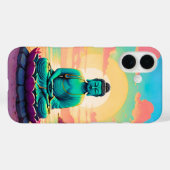 De reflectie van Boeddha’s zonsondergang Case-Mate iPhone Case (Achterkant (horizontaal))