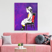 De reflectie van de onschuld 24 canvas afdruk (Insitu (Woonkamer))