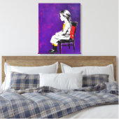 De reflectie van de onschuld 24 canvas afdruk (Insitu (Slaapkamer))