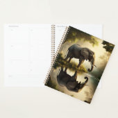 De reflectie van een olifant planner (Display)