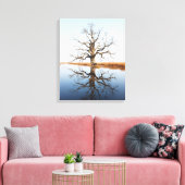 De reflecties canvas afdruk (Insitu (Woonkamer))
