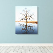 De reflecties canvas afdruk (Insitu (Houten vloer))