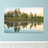 De reflecties canvas afdruk (Insitu (Houten vloer))