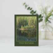 De Reflecties van de natuur douane briefkaart (Staand voorkant)
