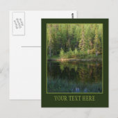 De Reflecties van de natuur douane briefkaart (Voorkant / Achterkant)