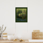 De Reflecties van de natuur douane poster (Keuken)