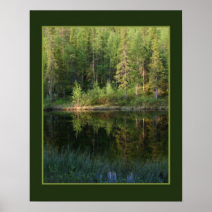 De Reflecties van de natuur douane poster
