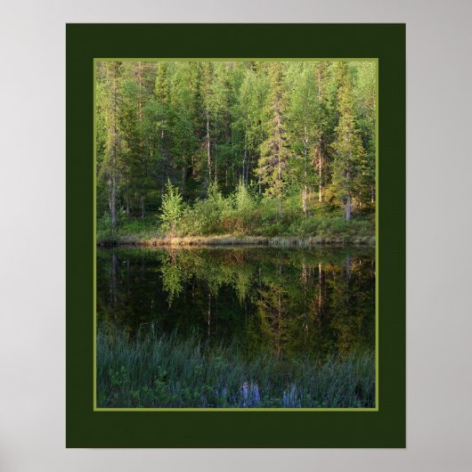 De Reflecties van de natuur douane poster (Voorkant)