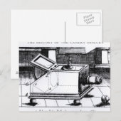 De reflex box camera obscura briefkaart (Voorkant / Achterkant)