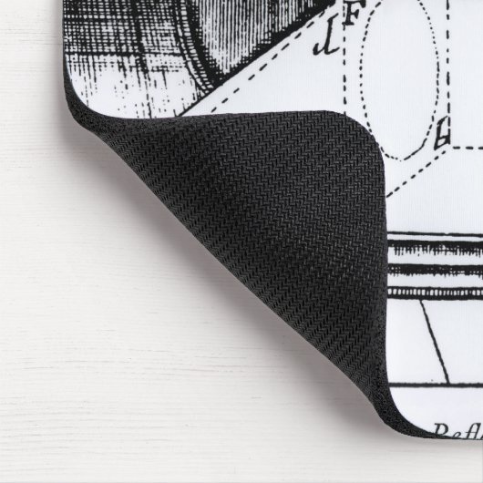 De reflex box camera obscura muismat (Hoek)