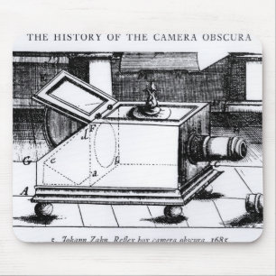 De reflex box camera obscura muismat