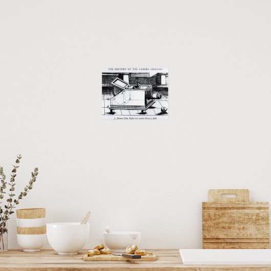 De reflex box camera obscura poster (Keuken)