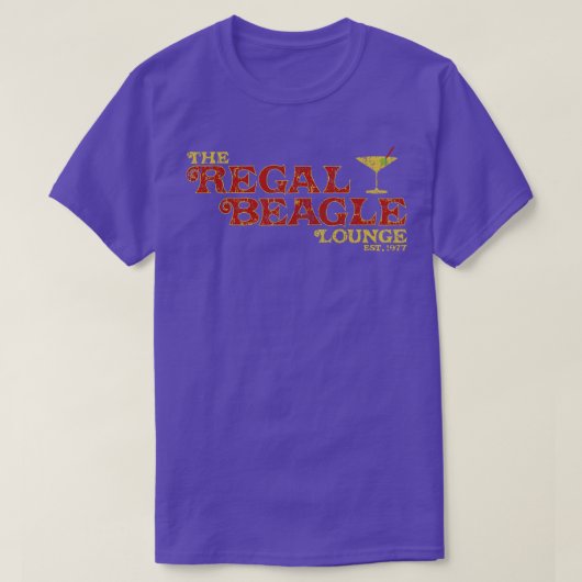 De Regal Beagle Lounge 1977 T-shirt (Design voorkant)