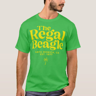 De Regal Beagle Santa Monica CA Est 1977 modern v T-shirt