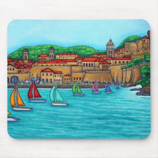 De Regatta Mousepad van Dubrovnik Muismat (Voorkant)