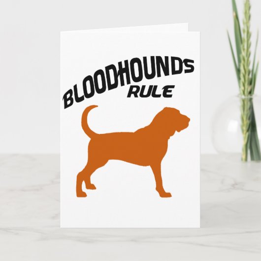 De Regel van bloedhonden Kaart (Voorkant)