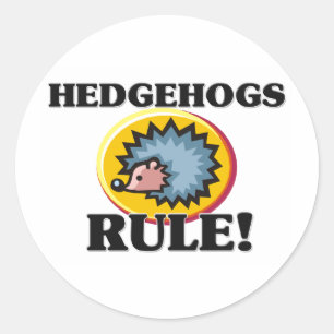De Regel van EGELS! Ronde Sticker