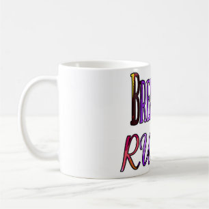 De regels doorbreken - kleurrijke rebel koffiemok