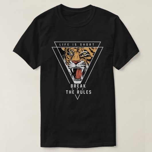 De regels doorbreken t-shirt (Design voorkant)