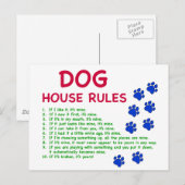 De regels van het huishouden - regels moeten leven briefkaart (Voorkant / Achterkant)