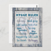 De Regels van Hygge Briefkaart (Voorkant / Achterkant)