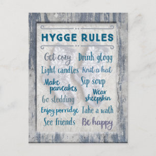 De Regels van Hygge Briefkaart