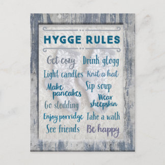 De Regels van Hygge Briefkaart