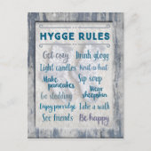De Regels van Hygge Briefkaart (Voorkant)