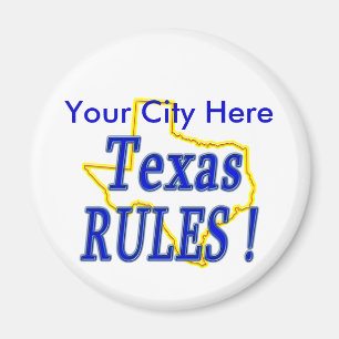 De Regels van Texas! Magneet