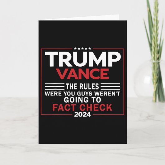 De regels waren dat jullie niet gingen factchecken kaart (Voorkant)