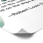 De regen regent poster (Hoek)