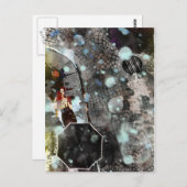 De Regen van de kleur Briefkaart (Voorkant / Achterkant)