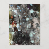 De Regen van de kleur Briefkaart (Voorkant)