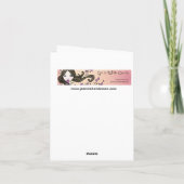 De regenachtige groeten van de Dag Kaart (Achterkant)