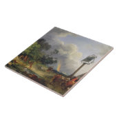 De regenboog, 1784 (olie op canvas) tegeltje (Zijkant)