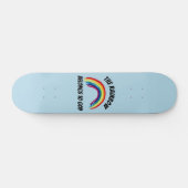 DE REGENBOOG BEHOORT TOT HET GOEDE SKATEBOARDDEK PERSOONLIJK SKATEBOARD (Horizontaal)