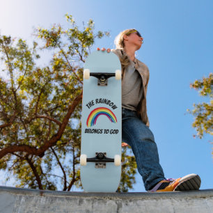 DE REGENBOOG BEHOORT TOT HET GOEDE SKATEBOARDDEK PERSOONLIJK SKATEBOARD