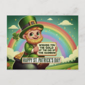 de Regenboog deze St. Paddy's Day Briefkaart (Voorkant)