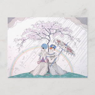 De regenboog door George Barbier Briefkaart