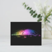 De regenboog draaien briefkaart (Staand voorkant)