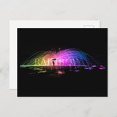 De regenboog draaien briefkaart (Voorkant / Achterkant)