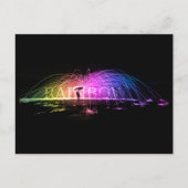 De regenboog draaien briefkaart (Voorkant)