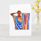 De regenboog droomt Wenskaart Kaart (Gele Bloem)