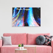 De regenboog Eucalyptus Boom van Hawaï Canvas Afdruk (Insitu (Woonkamer))