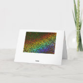 De Regenboog LGBT van de douane aan Mijn Gelukkig Kaart (Achterkant)